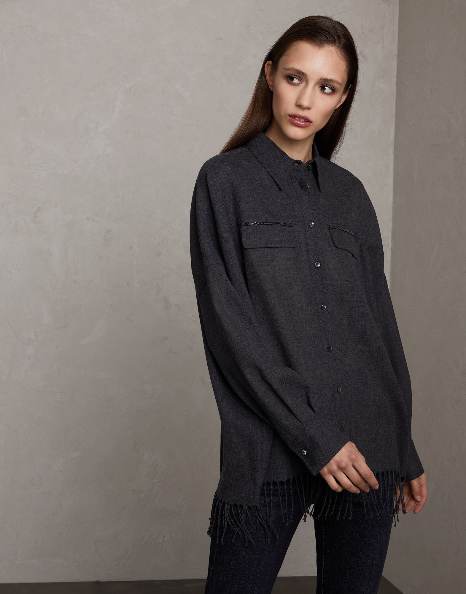 Wool Shirt - Front view