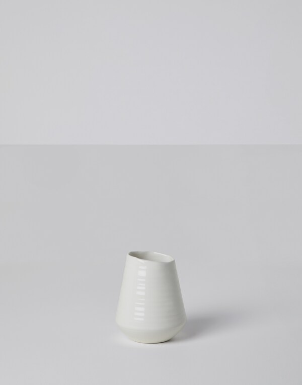 Ceramic vase Milk Lifestyle - Brunello Cucinelli