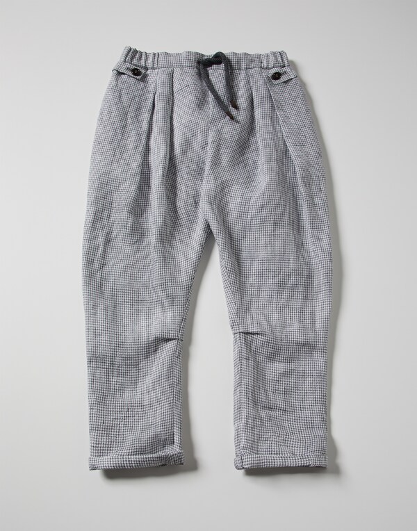 Houndstooth trousers Grey Boy - Brunello Cucinelli 