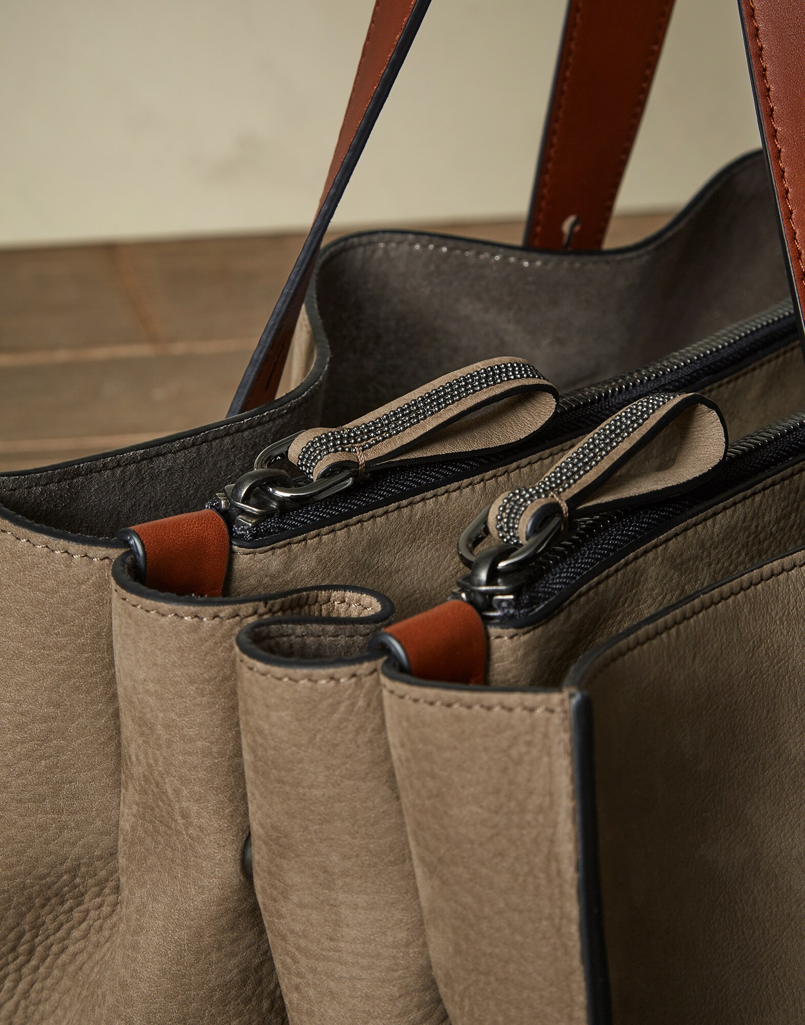 Shopper Bag Hazelnut Woman 2 - Brunello Cucinelli