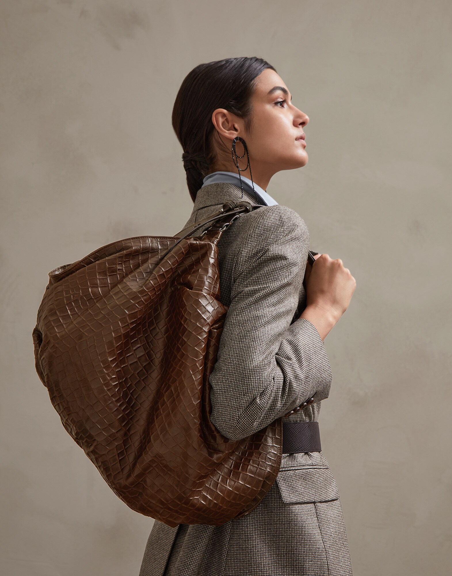 Shopper Bag Rust Brown Woman 4 - Brunello Cucinelli