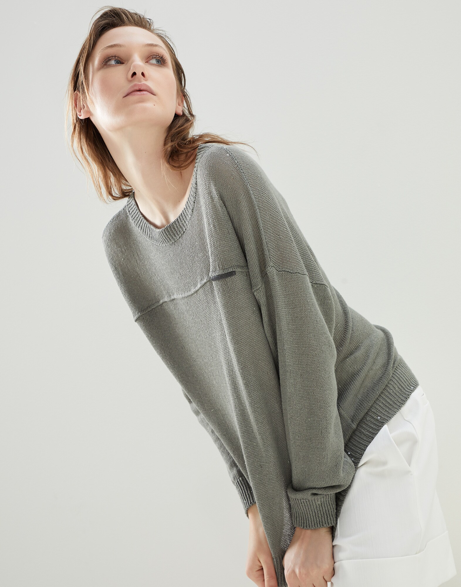 linen sweater womens