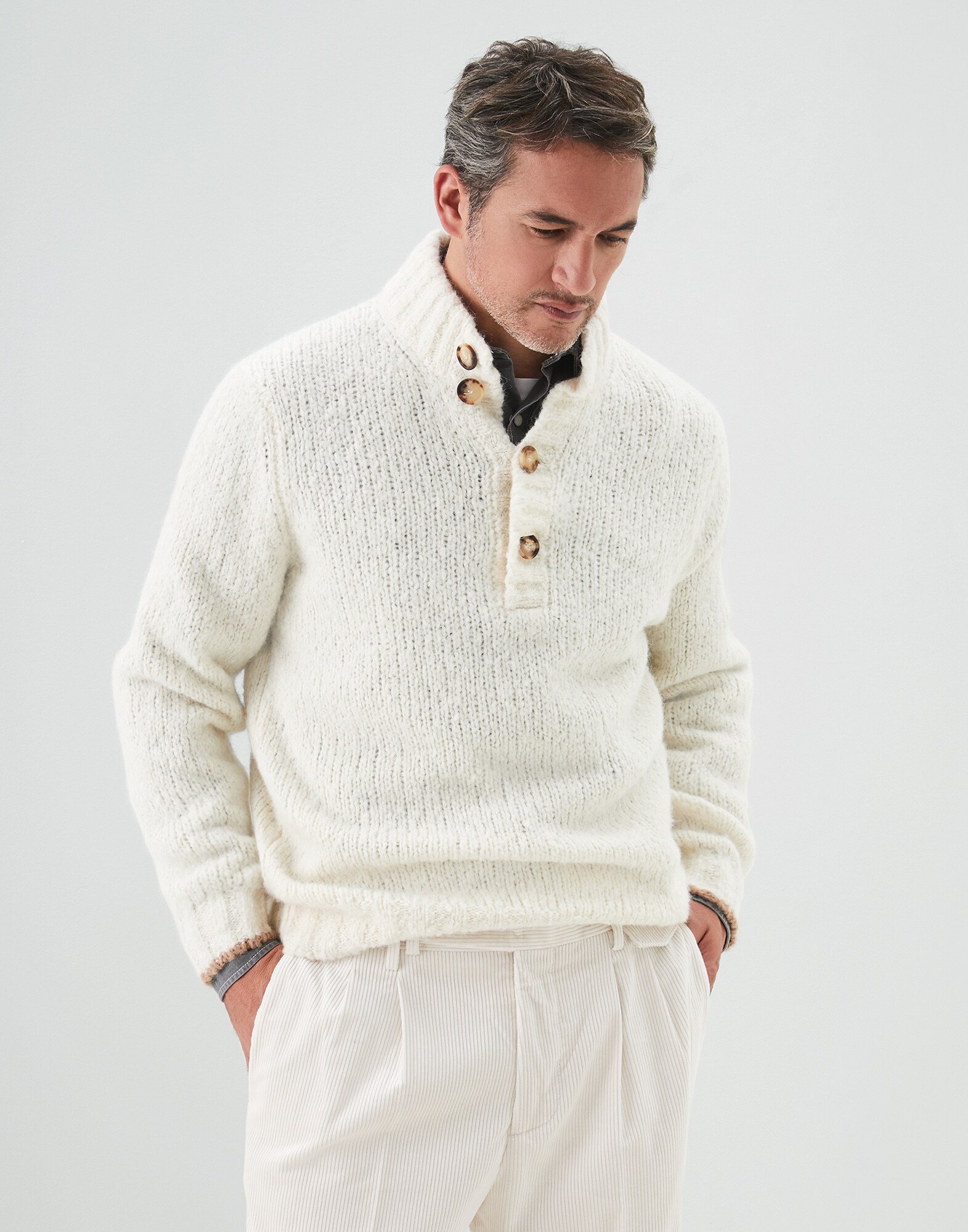 High Neck Sweater - Front