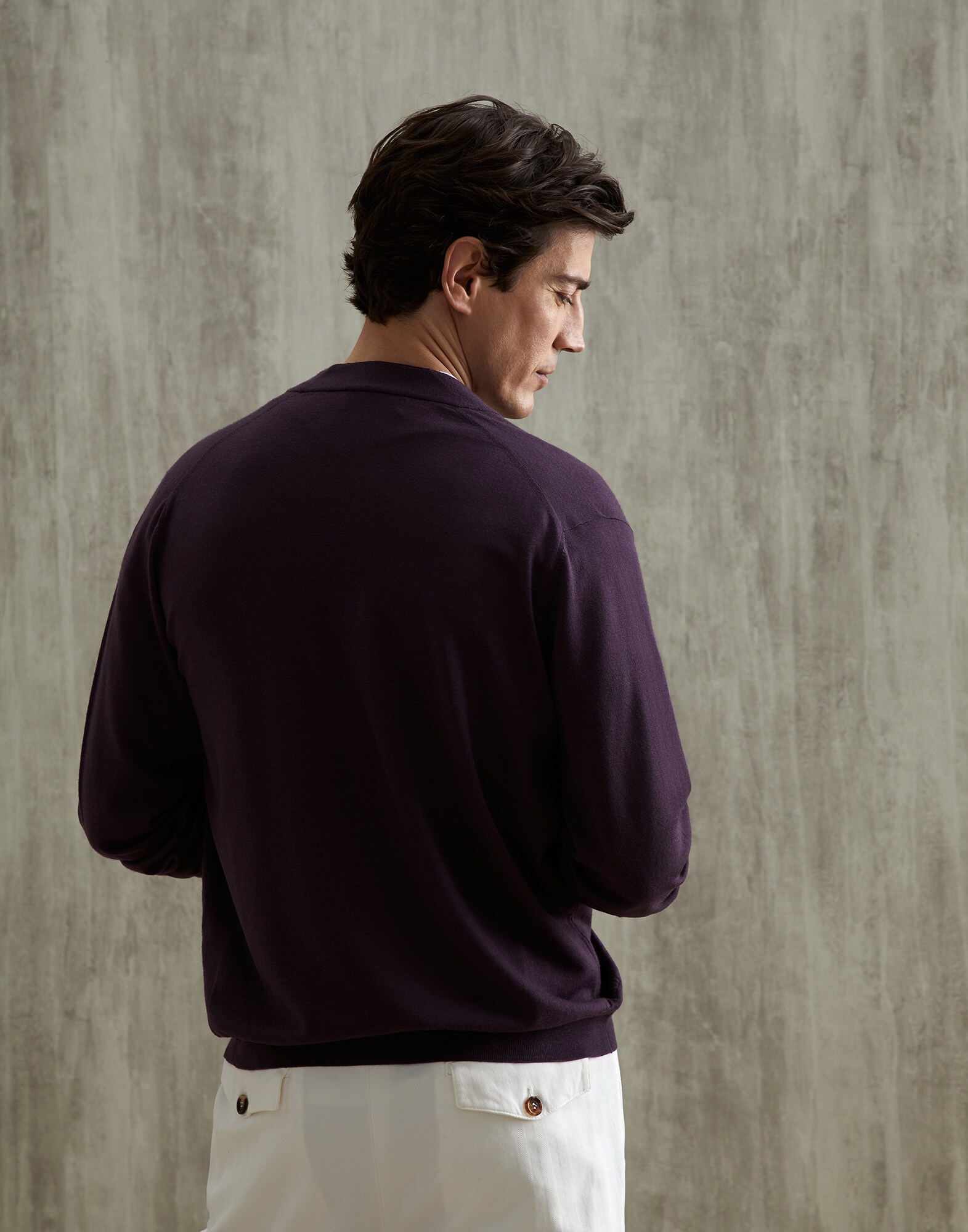 Cardigan Boutonné - Vue arrière