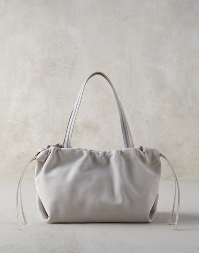 Soft shopper bag Ecru Woman -
                        Brunello Cucinelli
                    