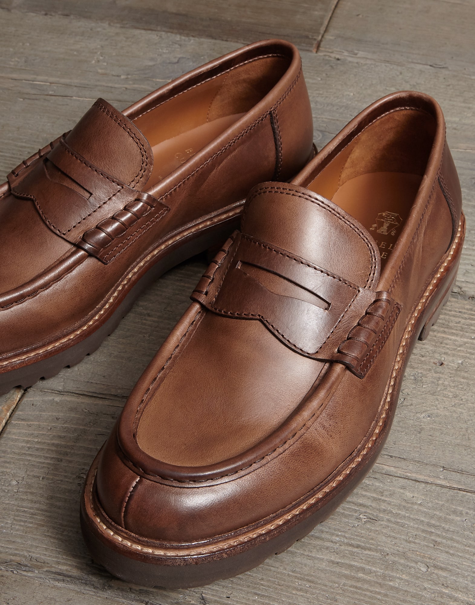 Mocassino Corteccia Uomo 2 - Brunello Cucinelli