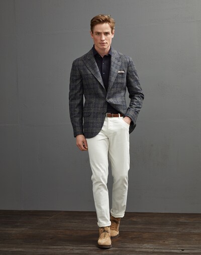 Chaqueta de Botonadura Simple - Vista look completo