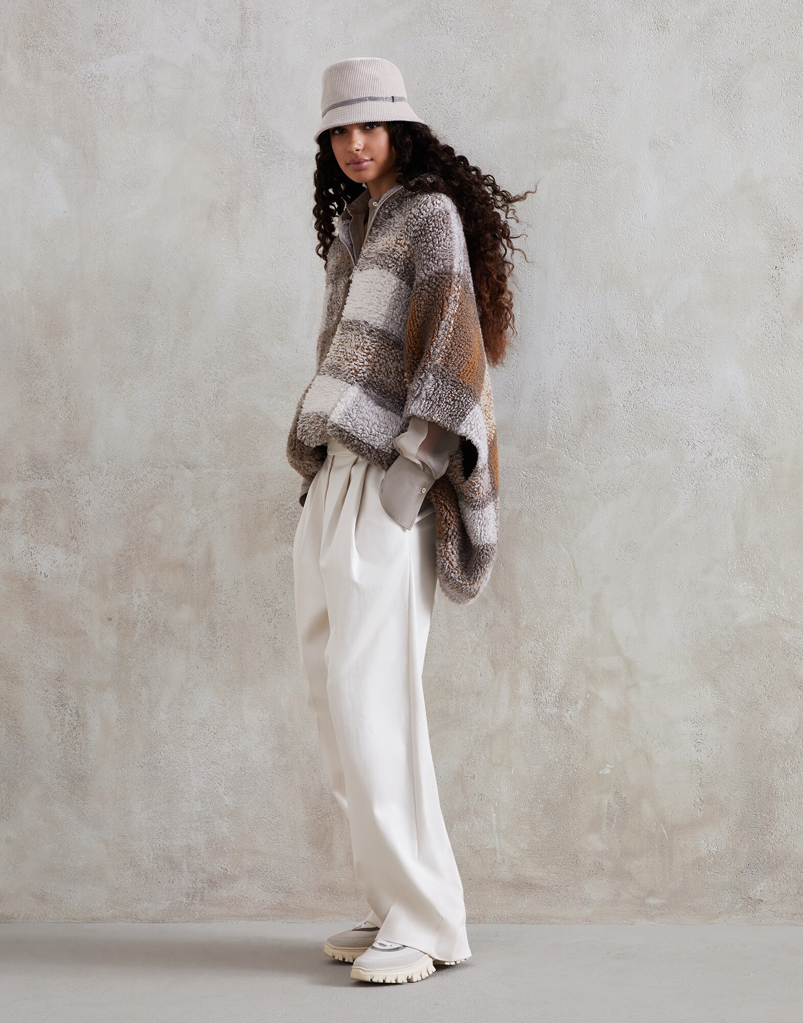 ポンチョ (222M1F398609) for レディース | Brunello Cucinelli