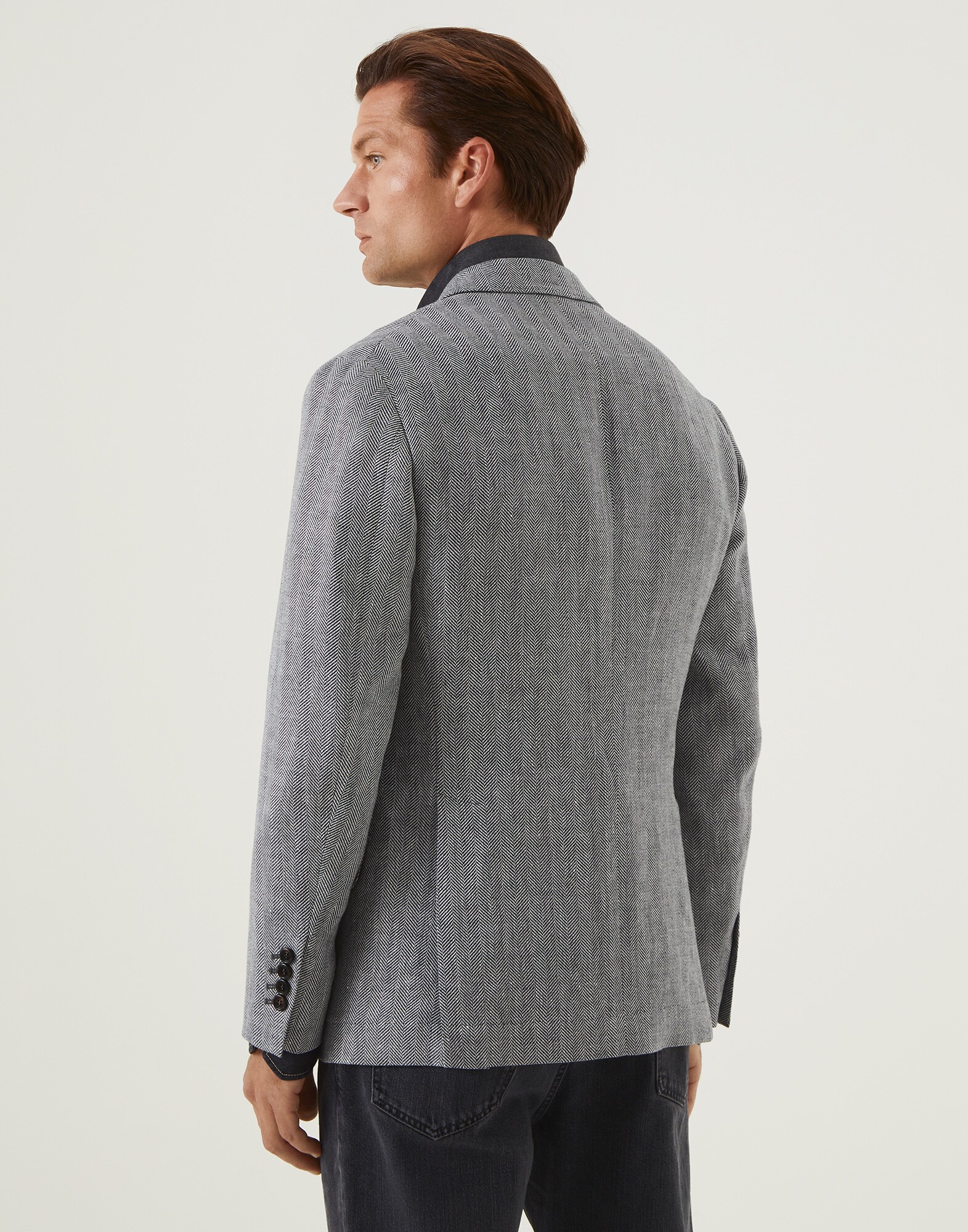 Chaqueta de Botonadura Simple - Vista trasera