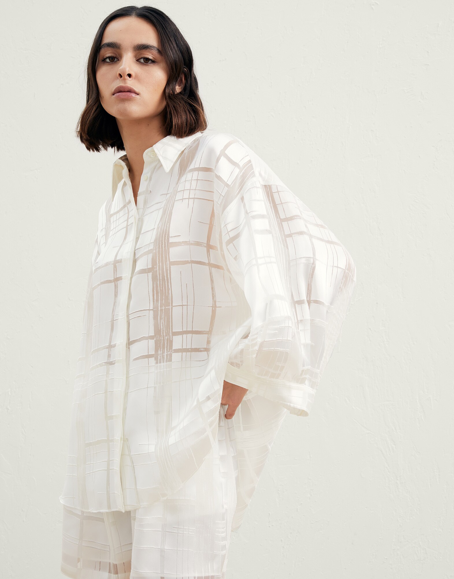 Satin shirt