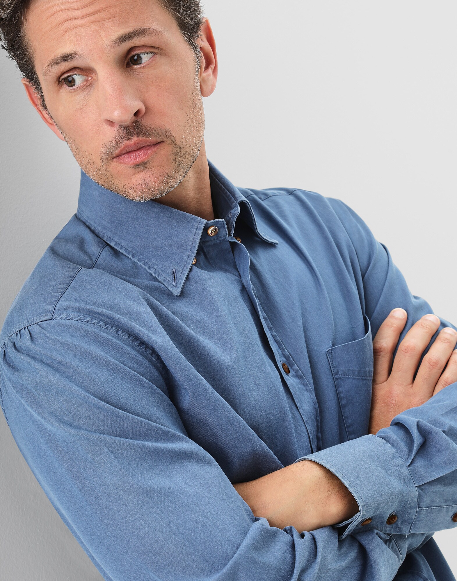Button-Down-Hemd - Detail