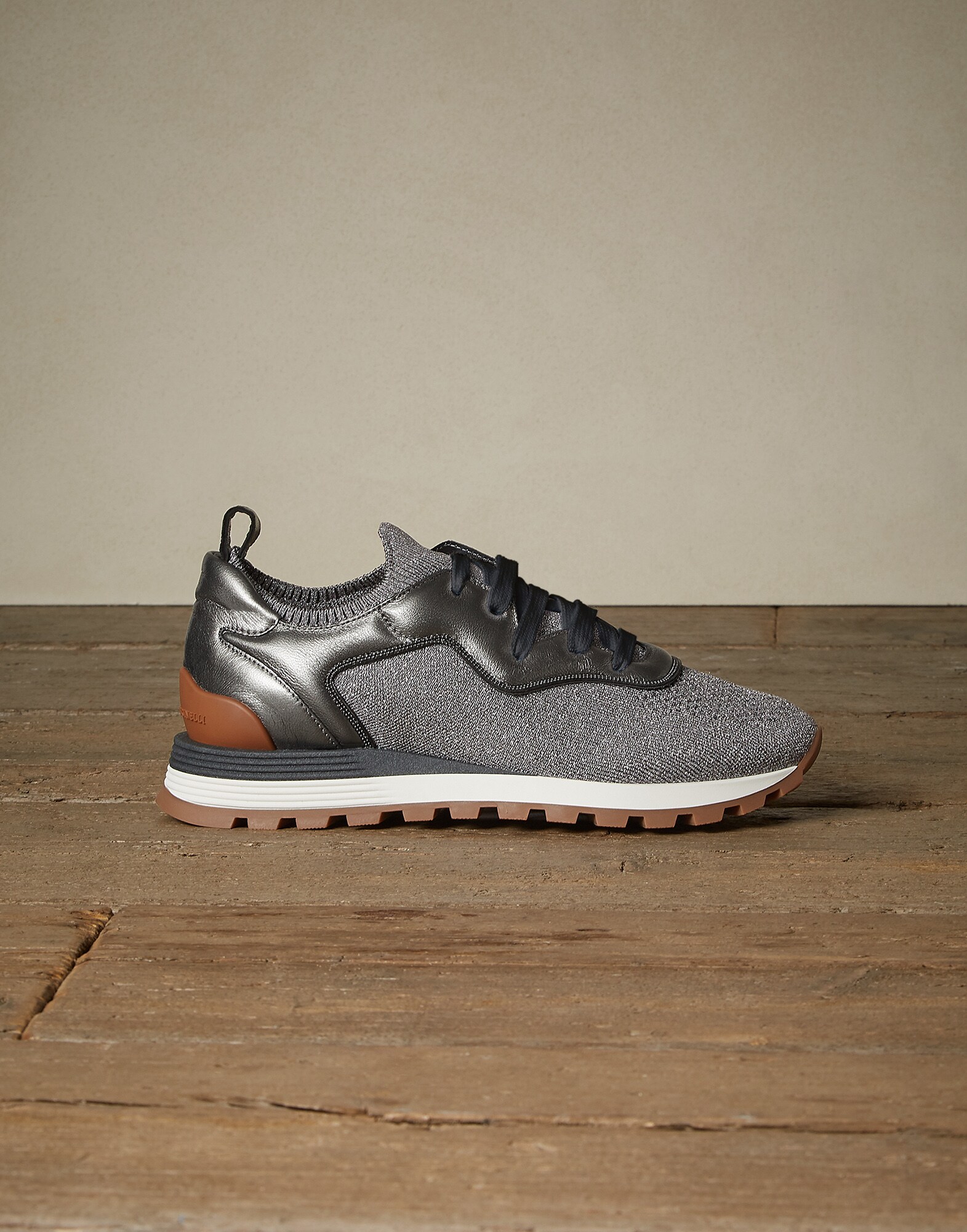 Sneakers Light Grey Woman 3 - Brunello Cucinelli