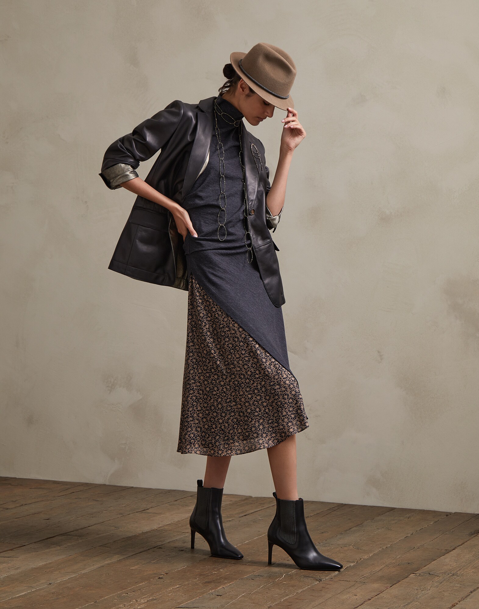 Robe Anthracite Femme 4 - Brunello Cucinelli