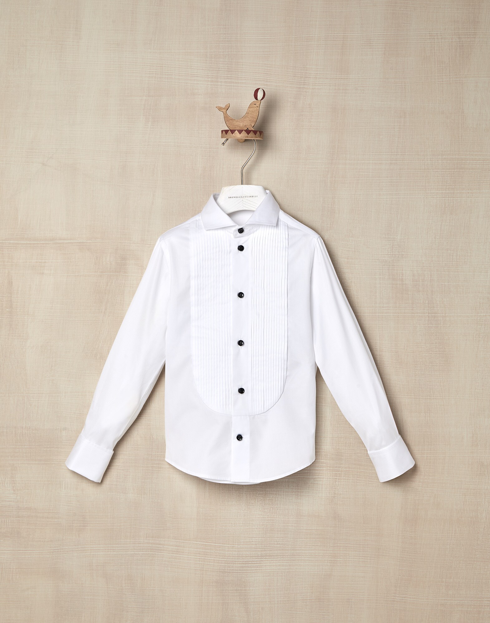 Shirt White Boy 1 - Brunello Cucinelli