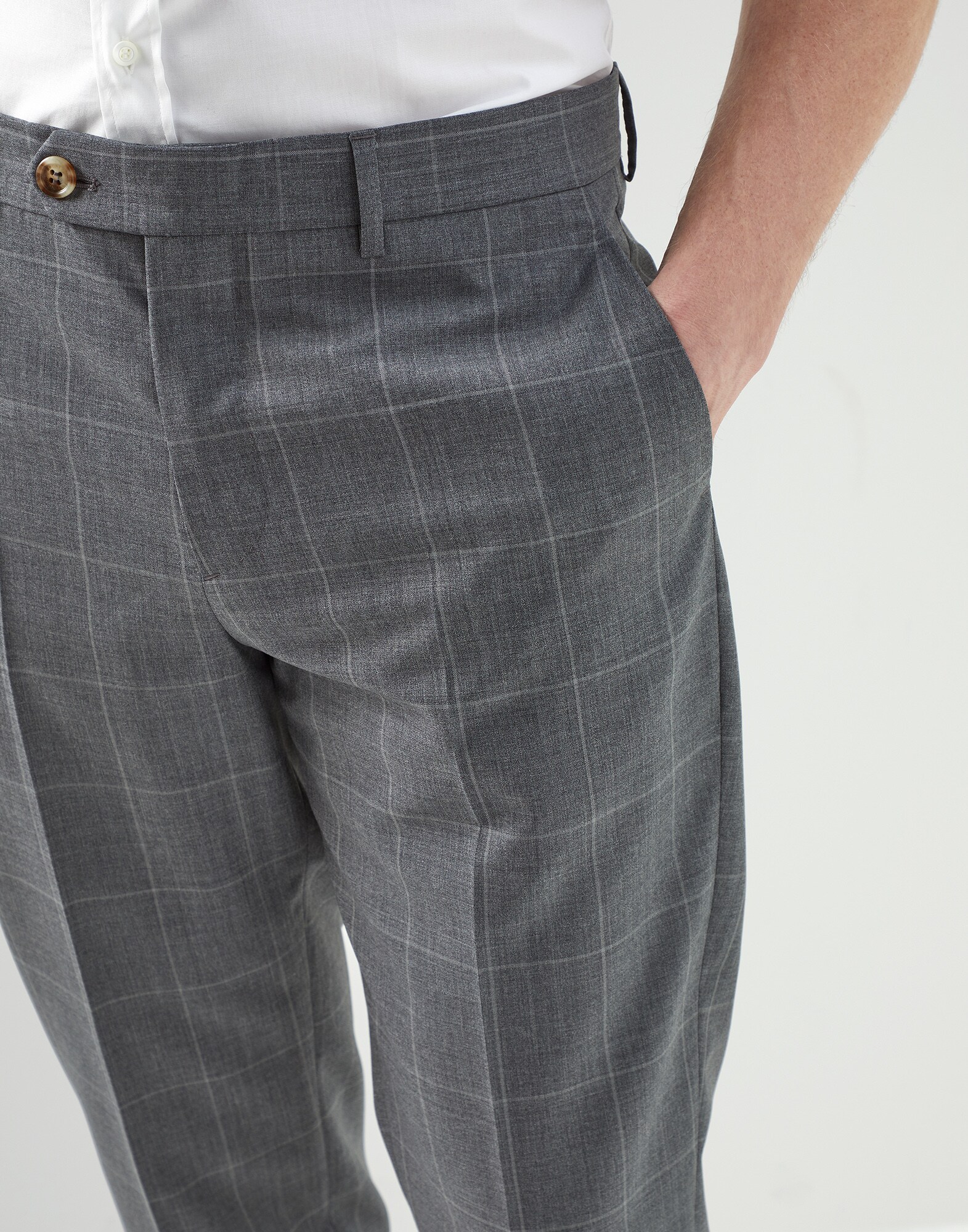Flat front - Detail view