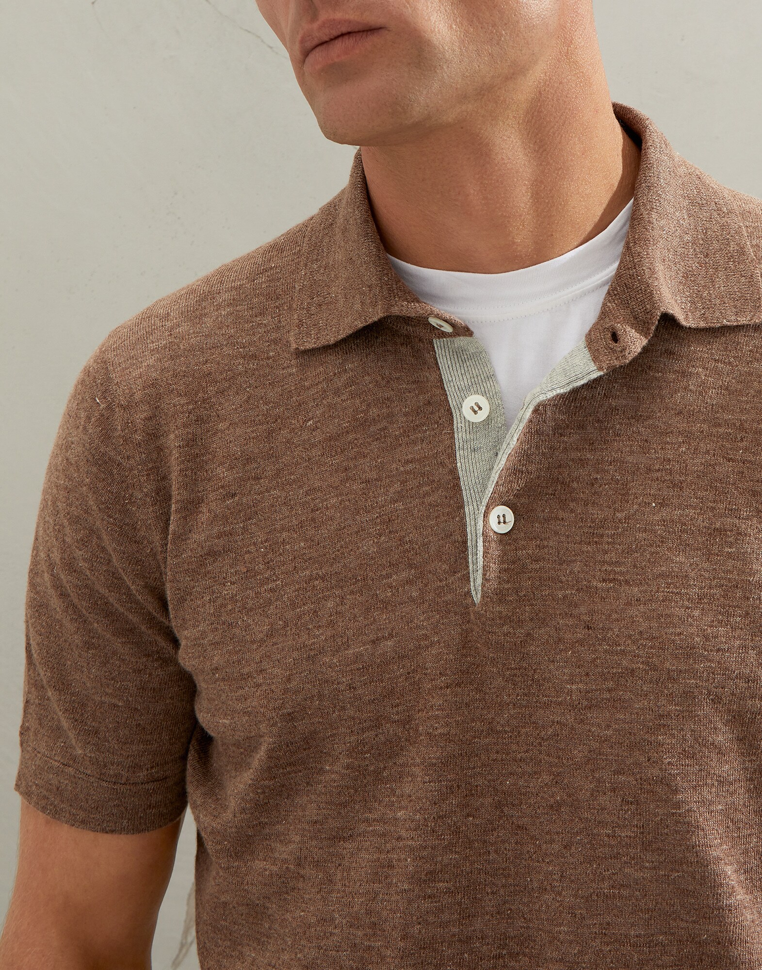 Polo-Style Sweater - Detail