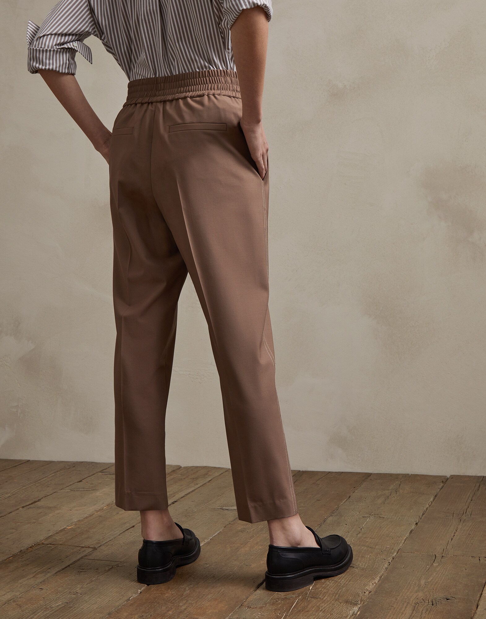 Pantalons Sable Femme 1 - Brunello Cucinelli