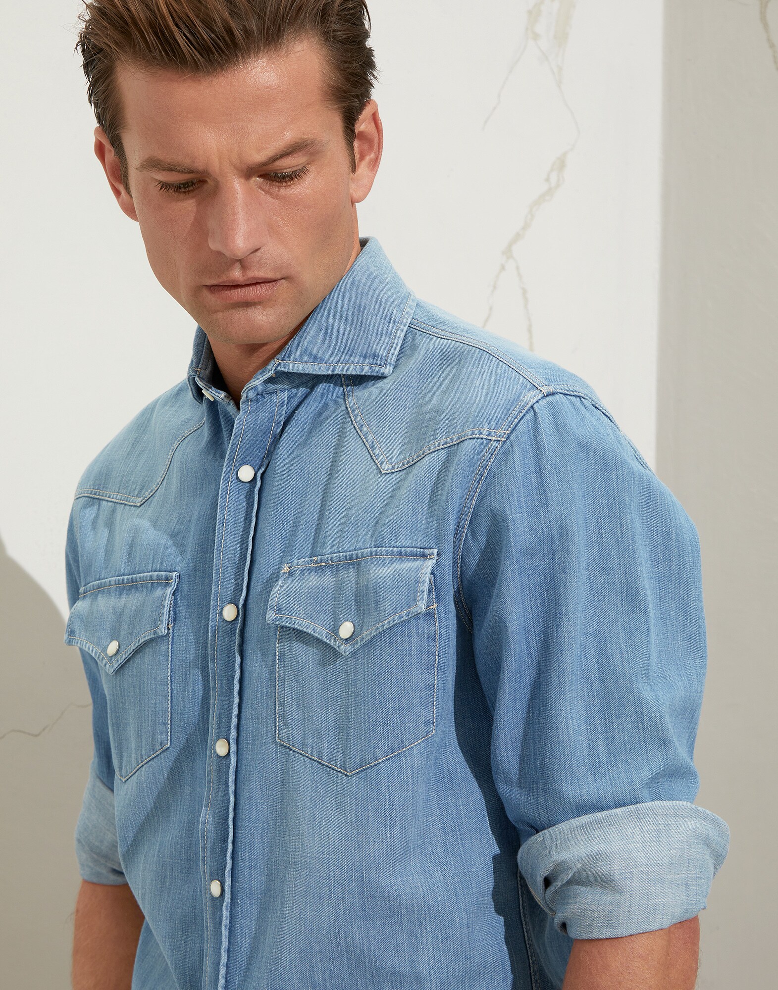 Chemise en Denim - Detail