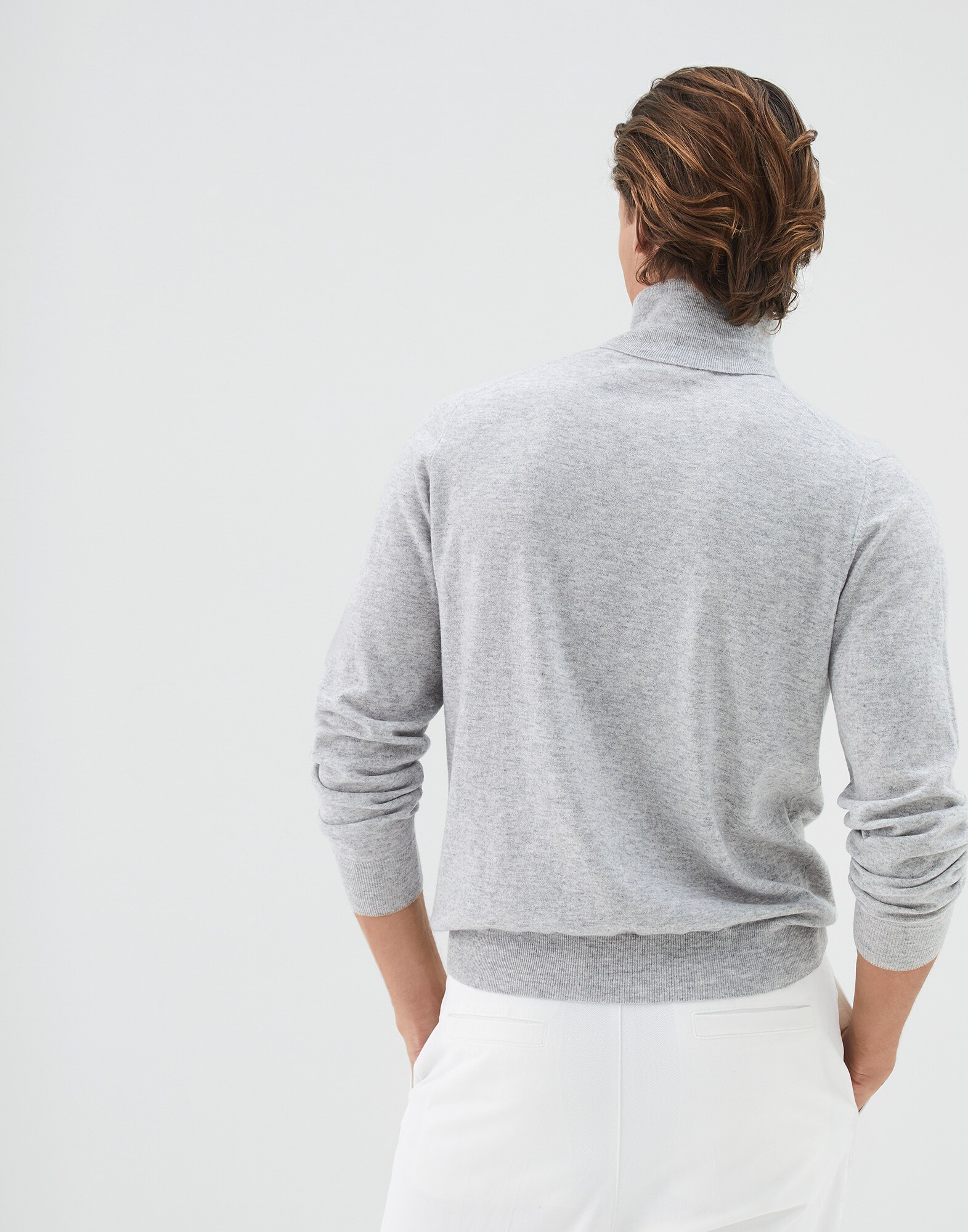 High Neck Sweater - Back