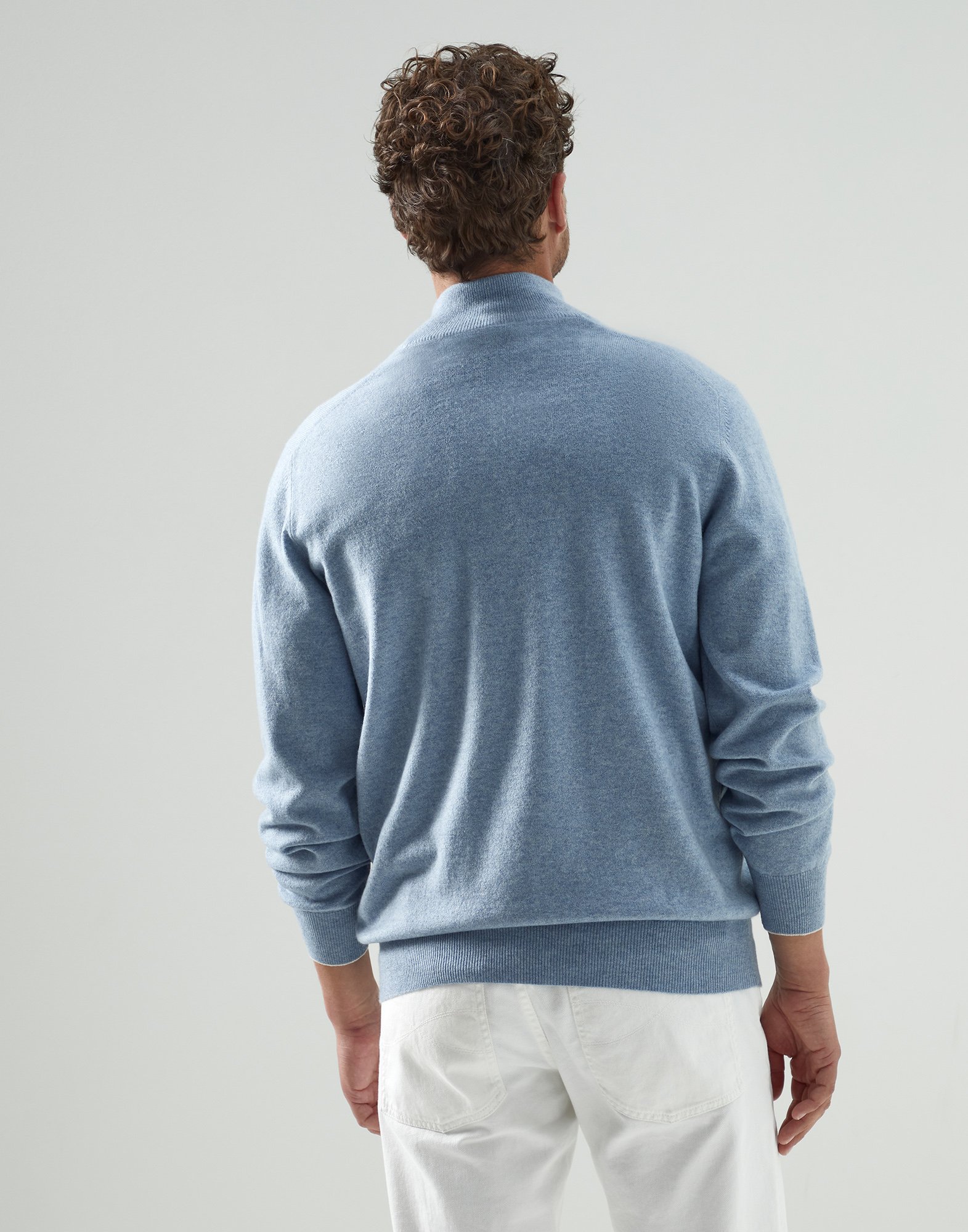 Zip Neck Sweater - Back view