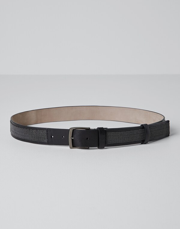 Leather and monili belt Black Woman - Brunello Cucinelli 