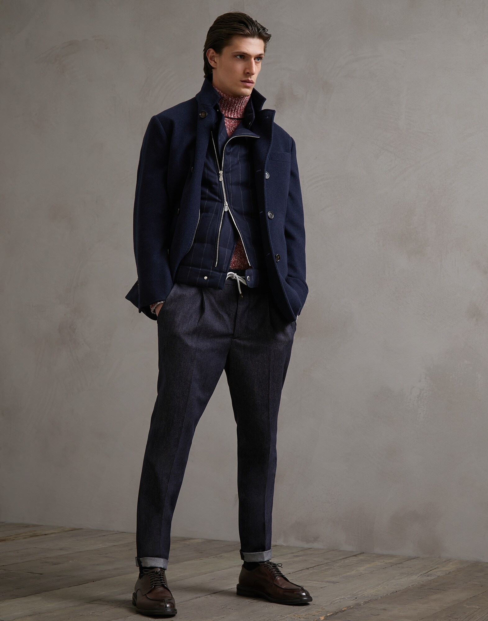 High Neck Sweater - Look