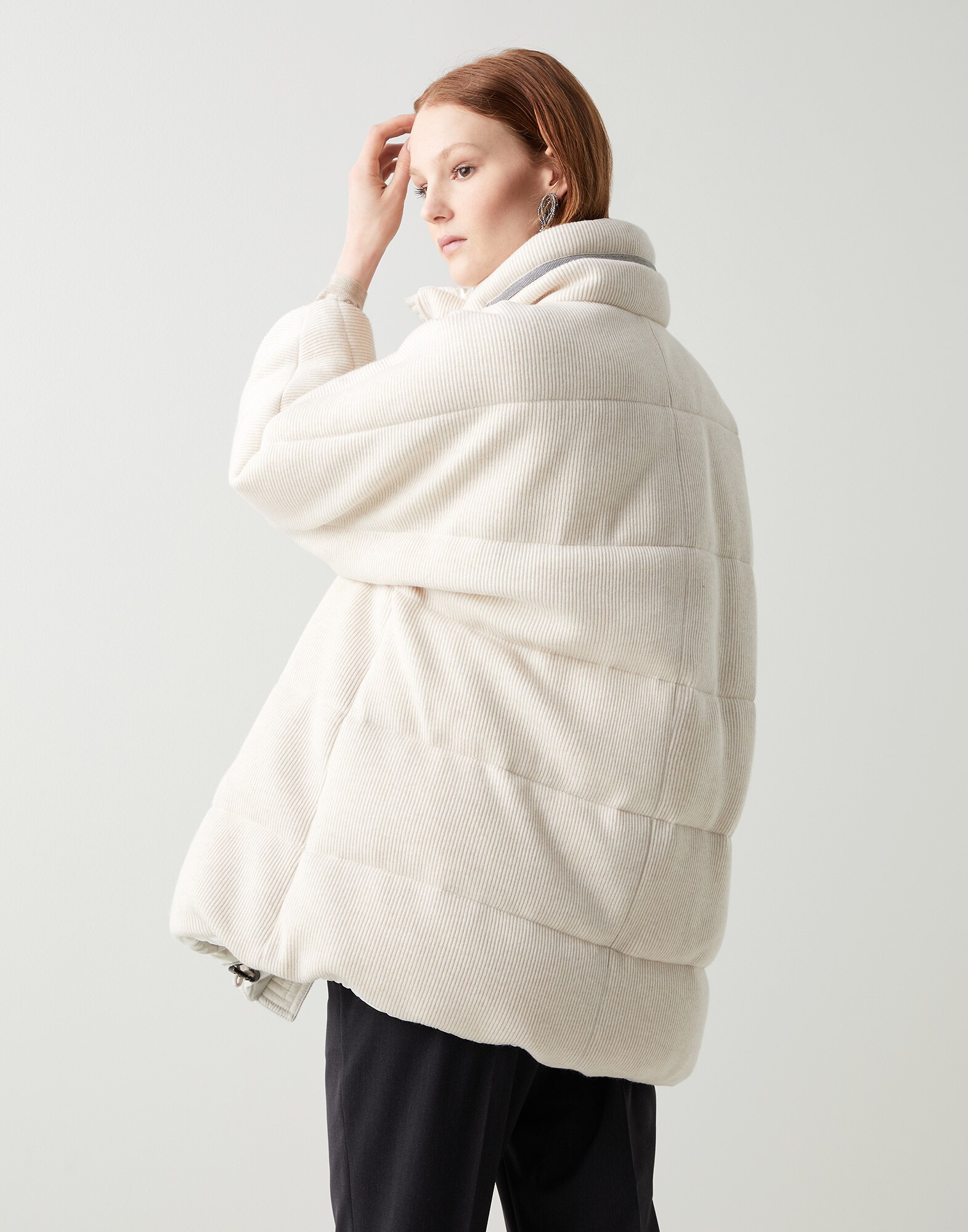 Knit Down Jacket - Back view