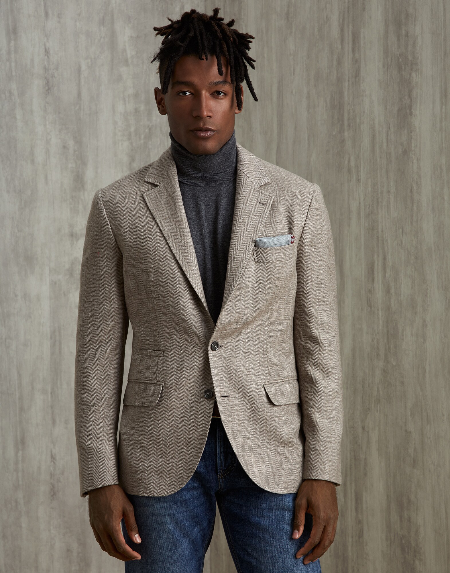 Single Breasted Blazer - Front view