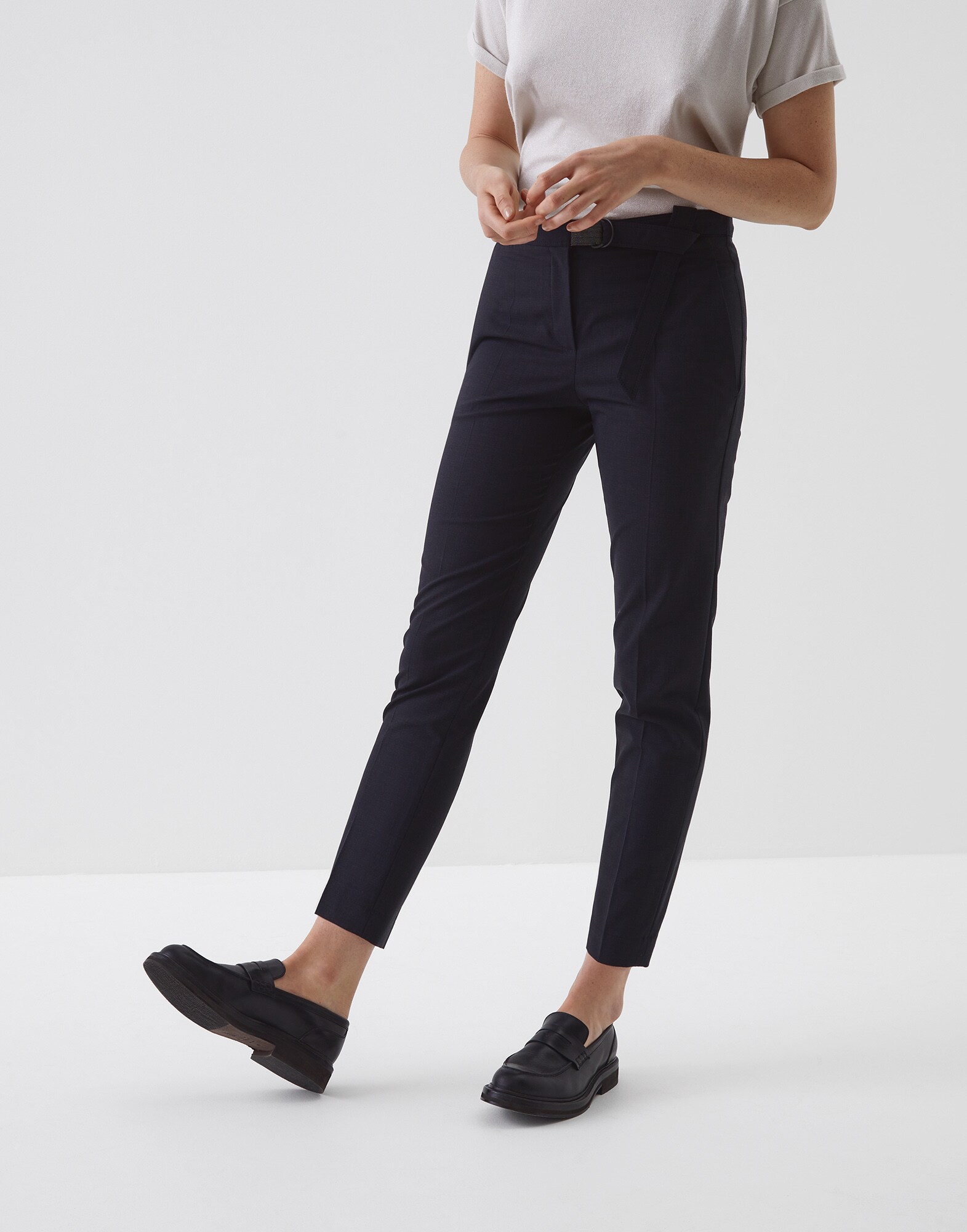 Hose Braunkohle Damen 0 - Brunello Cucinelli
