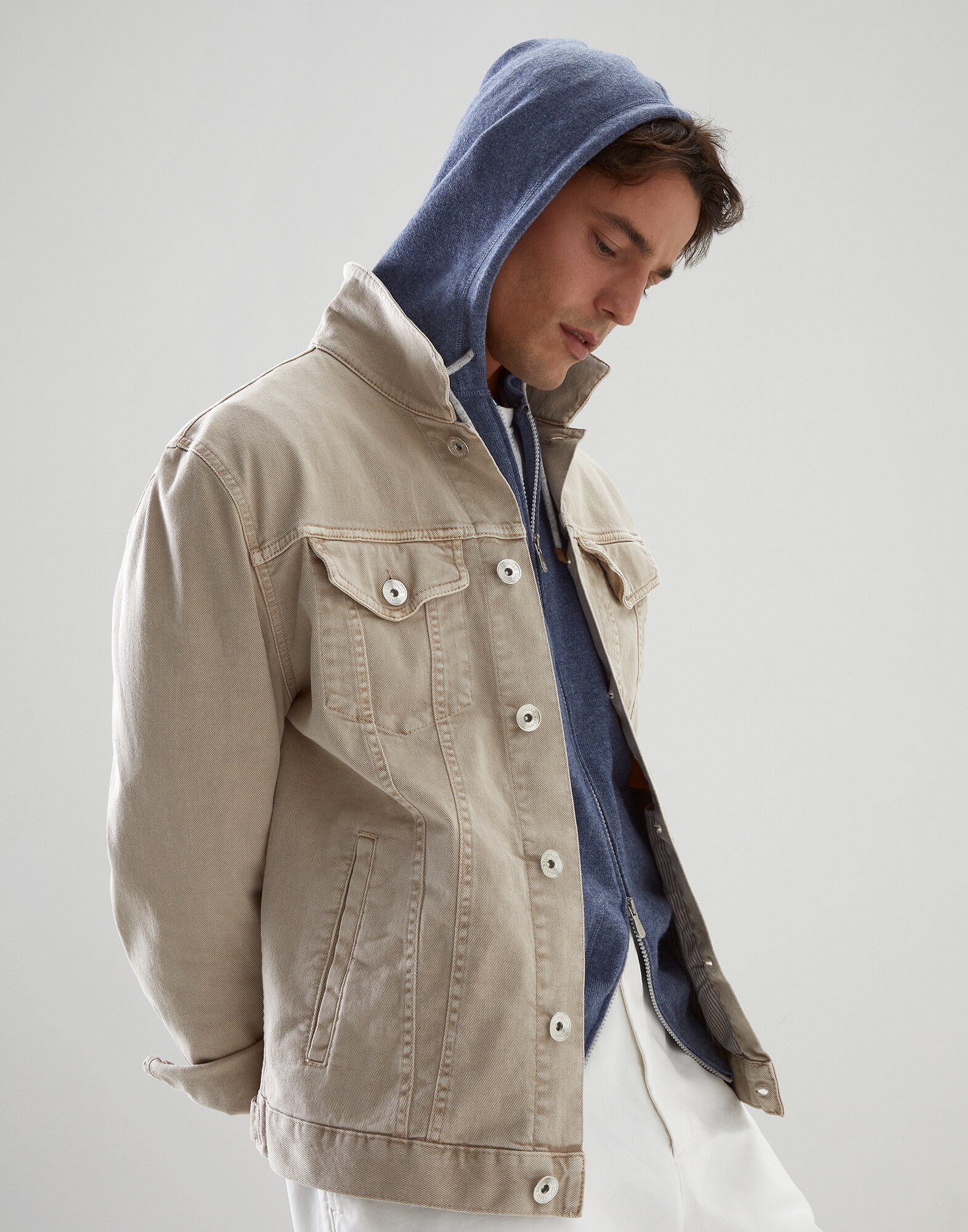 Zip-front Cardigan - Editorial view