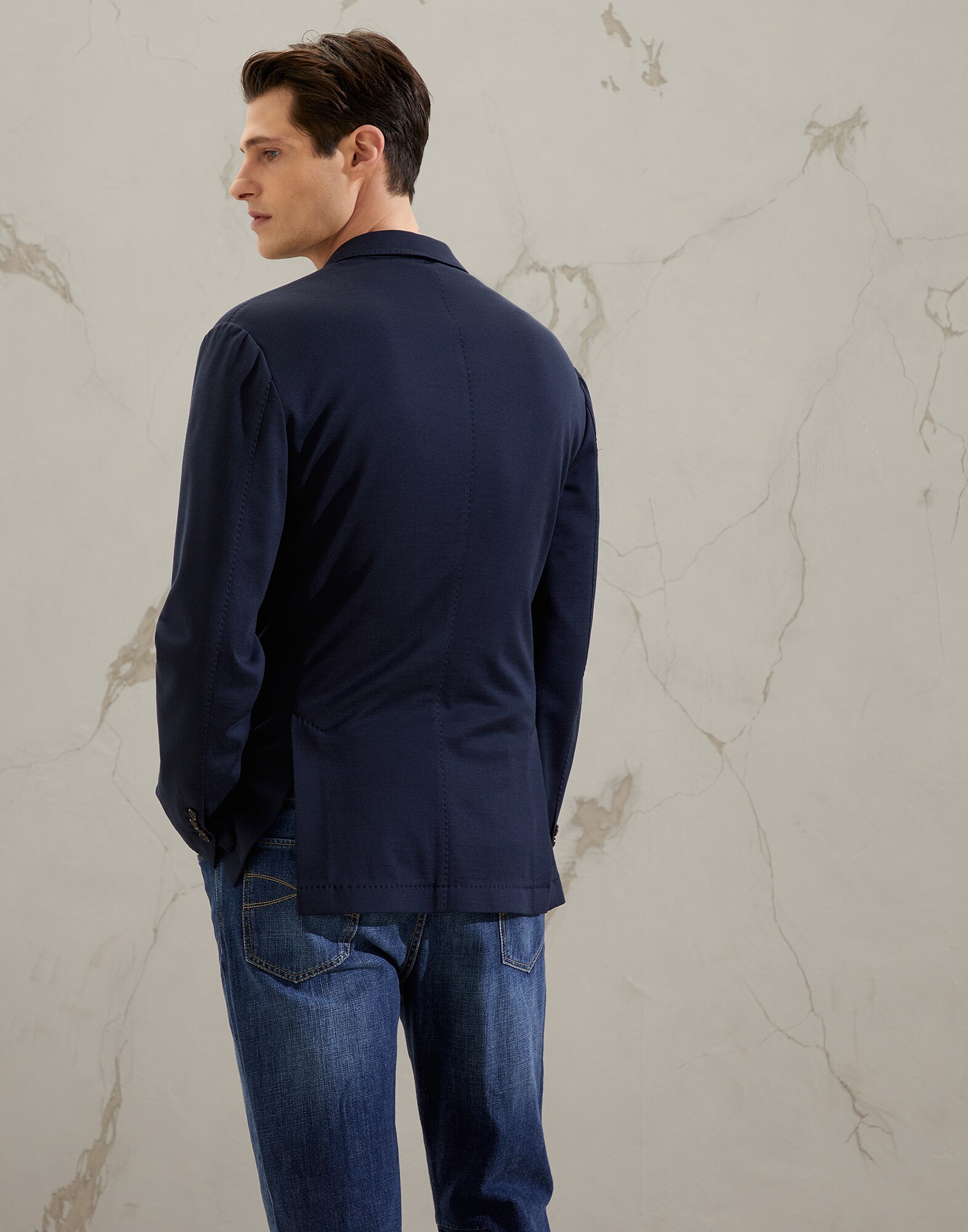 Single Breasted Blazer - Back view