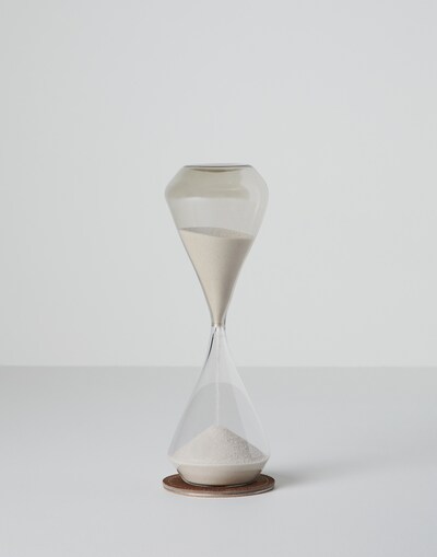 Reloj de arena Geometric Blanco Lifestyle -
                        Brunello Cucinelli
                    