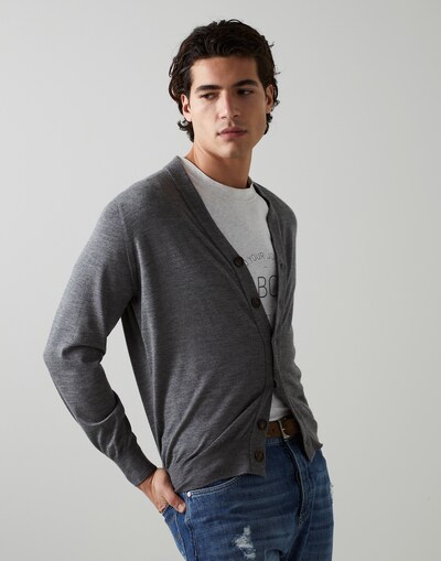 Button-front Cardigan - Front view
