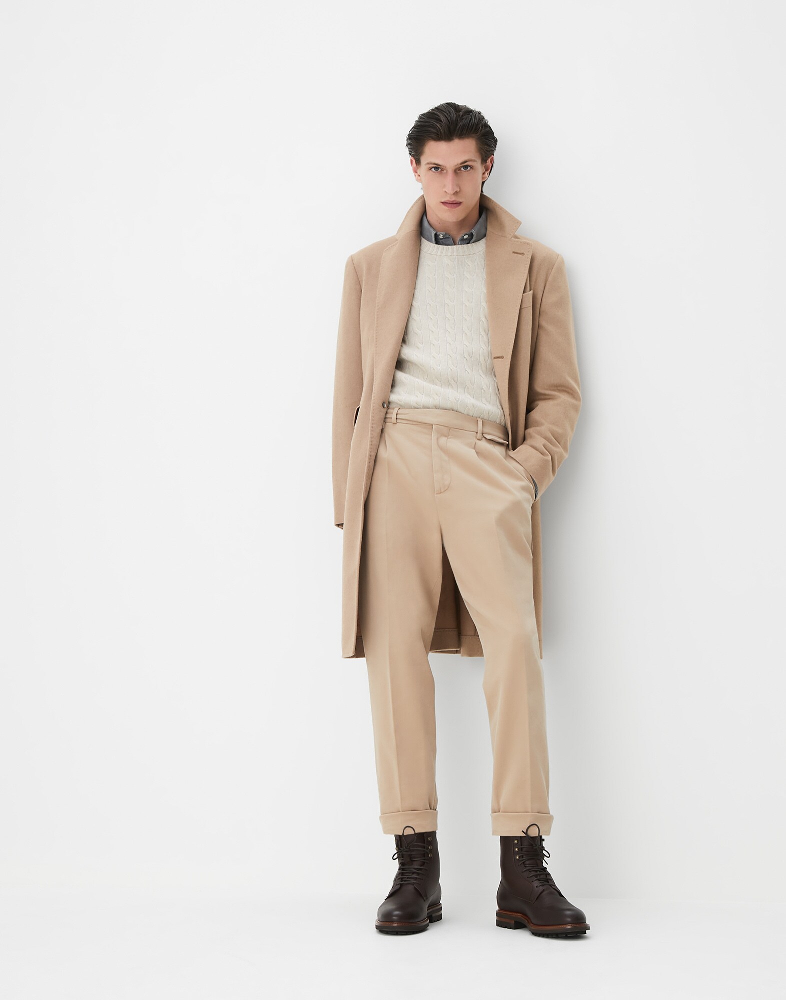 Coat Camel Man 4 - Brunello Cucinelli