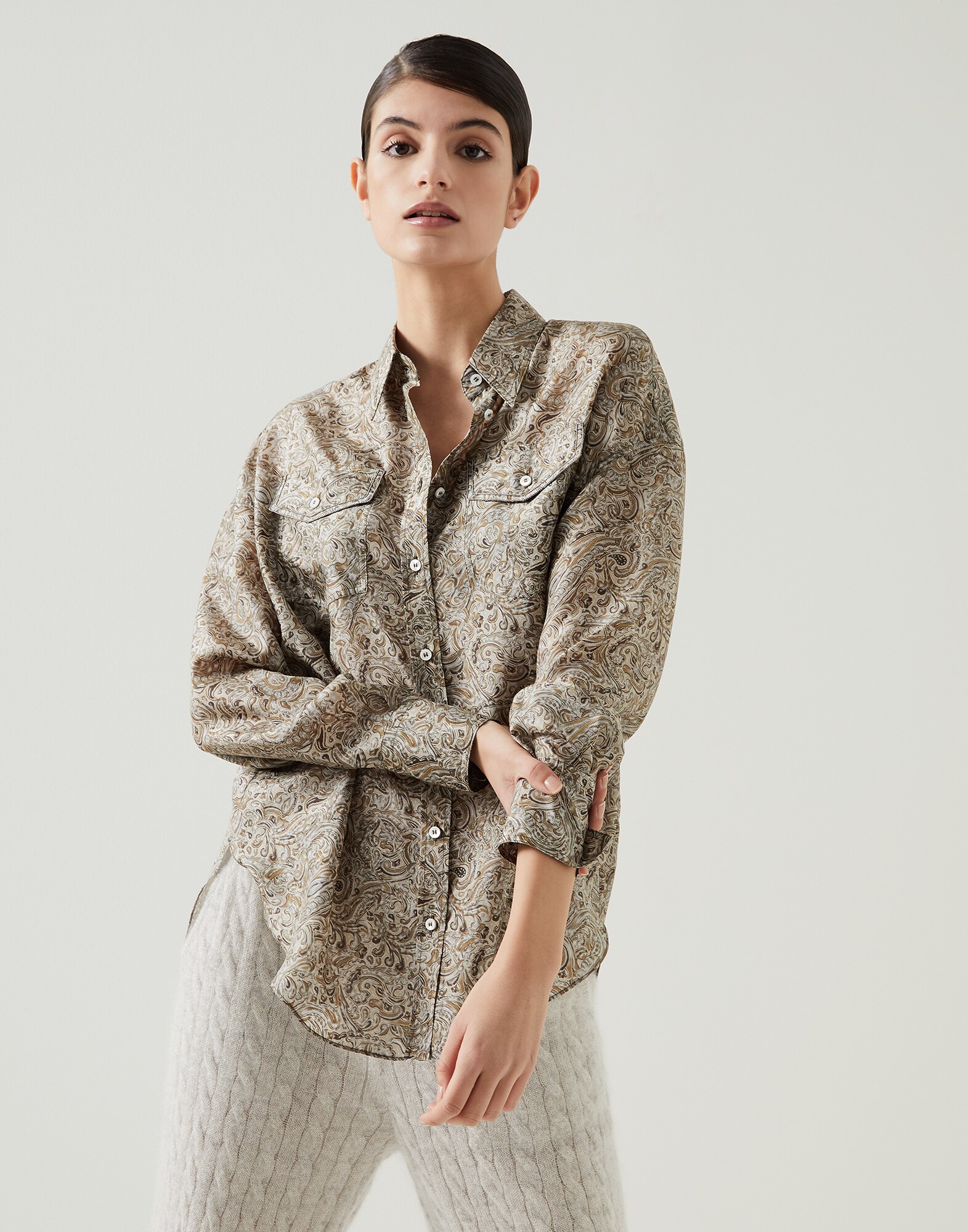 Silk Shirt - Front view