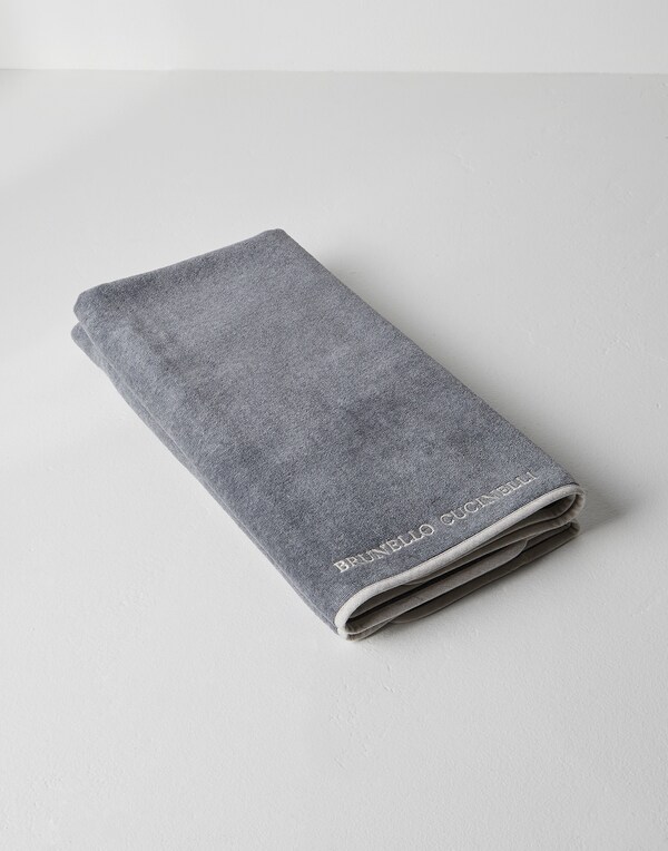 Набор из двух полотенец из махровой ткани Кварцевый Серый Стиль жизни - Brunello Cucinelli 