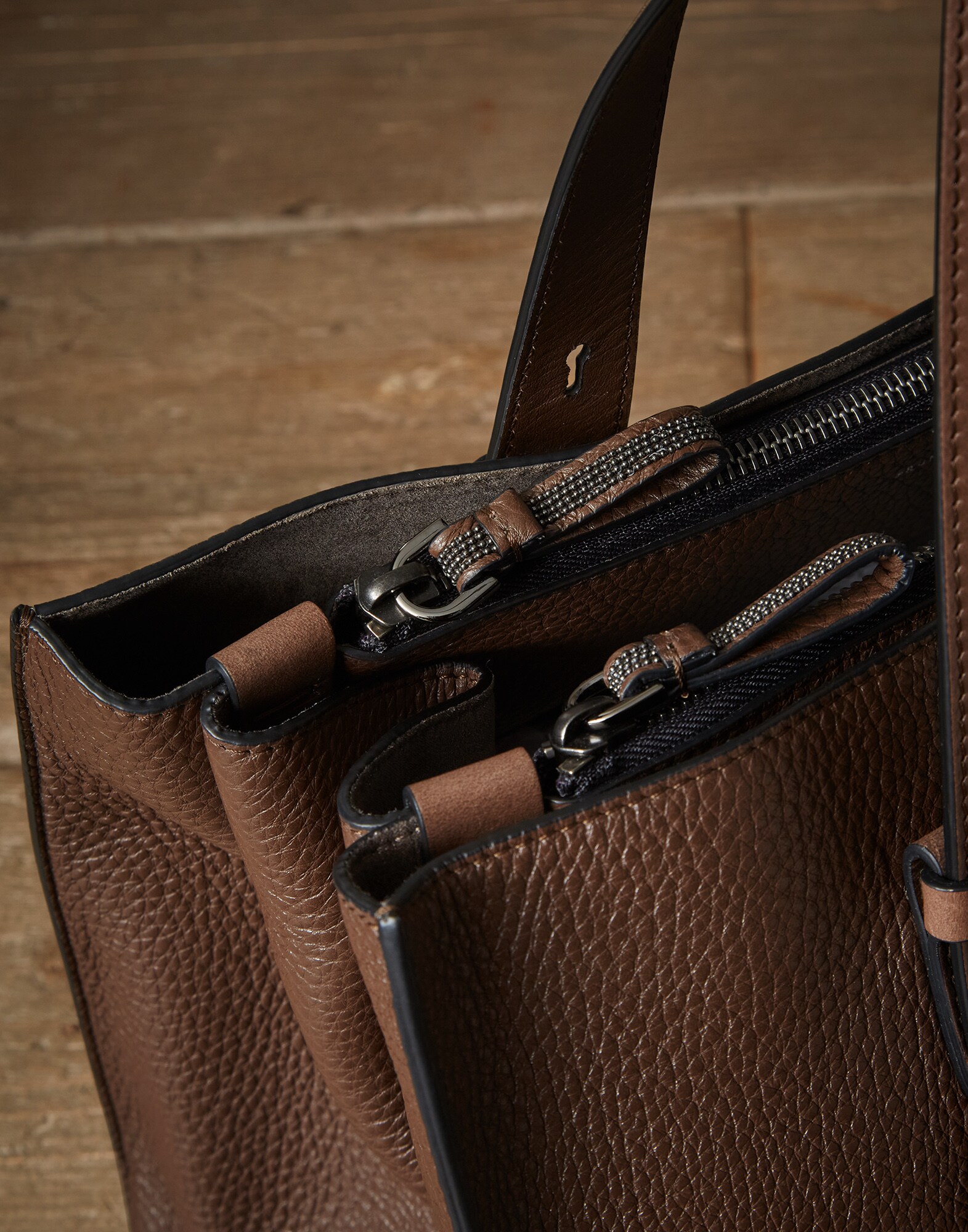 Shopper Bag Cigar Woman 3 - Brunello Cucinelli
