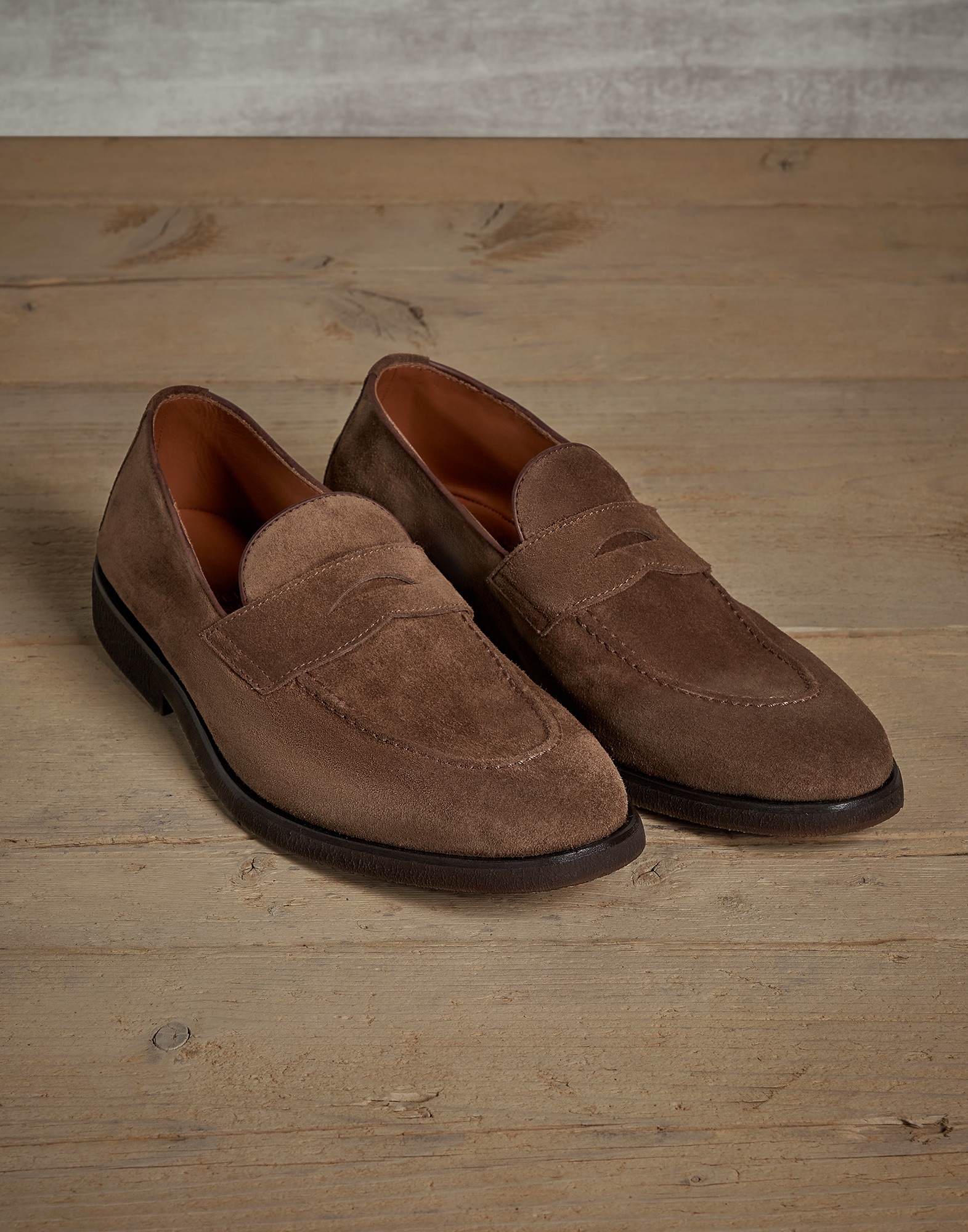 Penny loafers Brown Man - Brunello Cucinelli