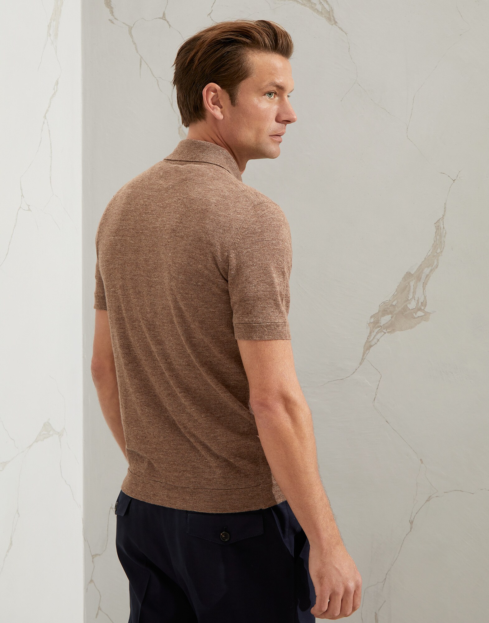 Polo-Style Sweater - Back