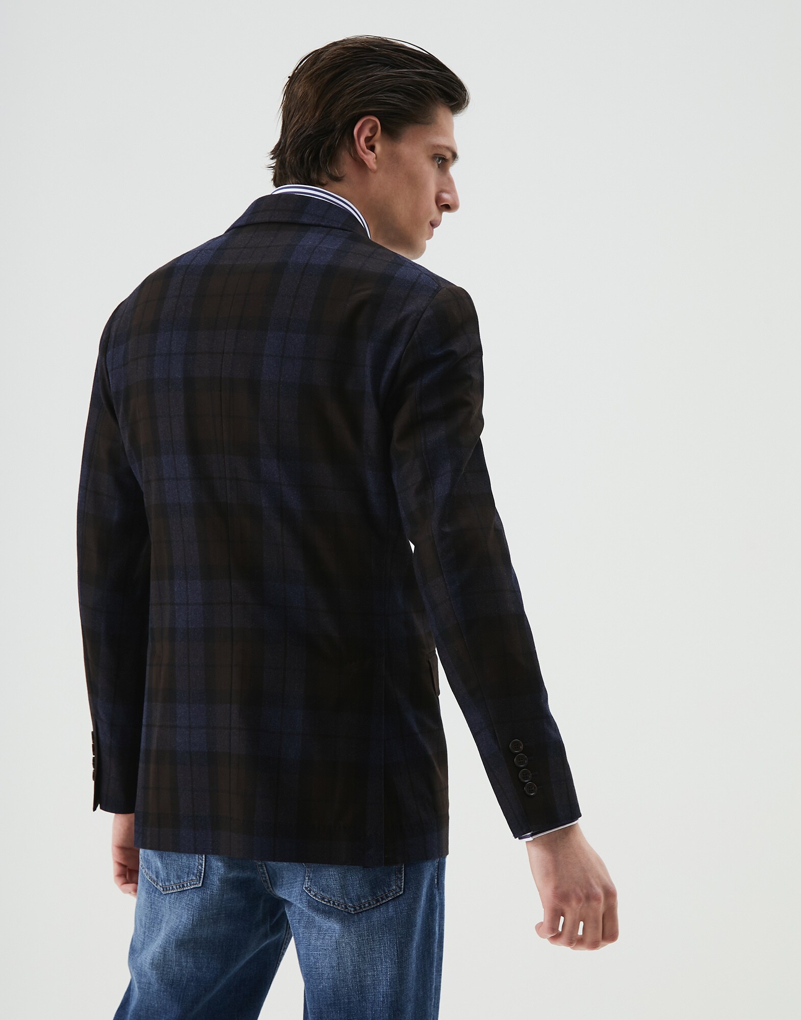 Einreihiger Blazer Nacht Herren 1 - Brunello Cucinelli