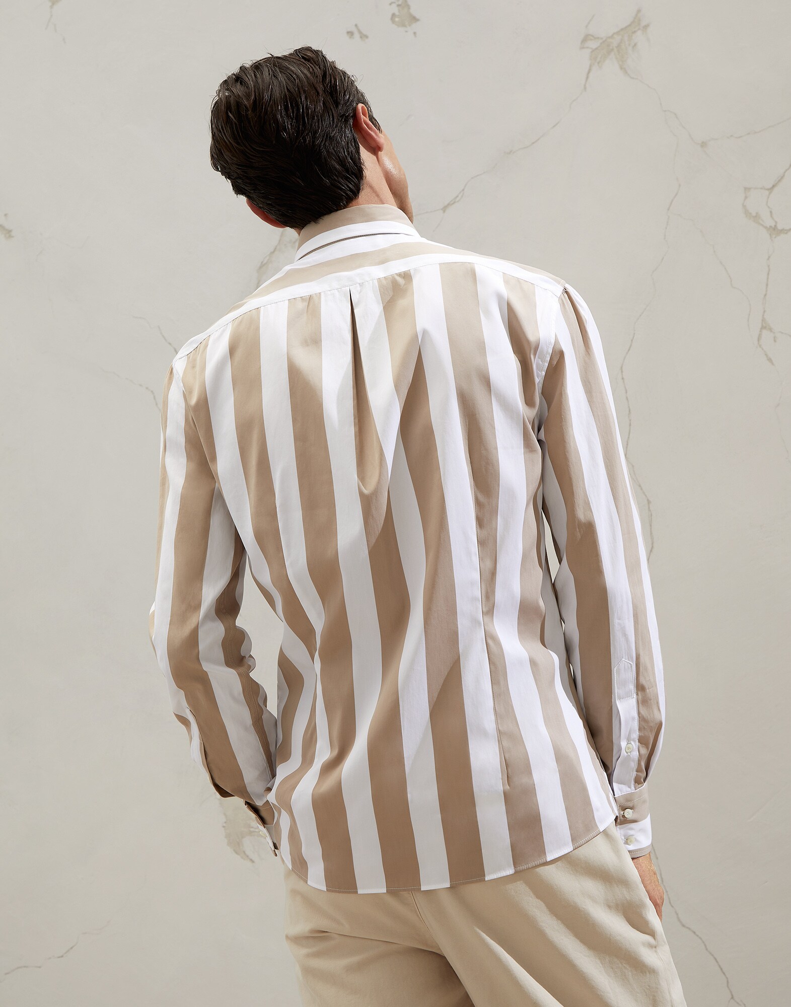 Хлопковая рубашка - Back