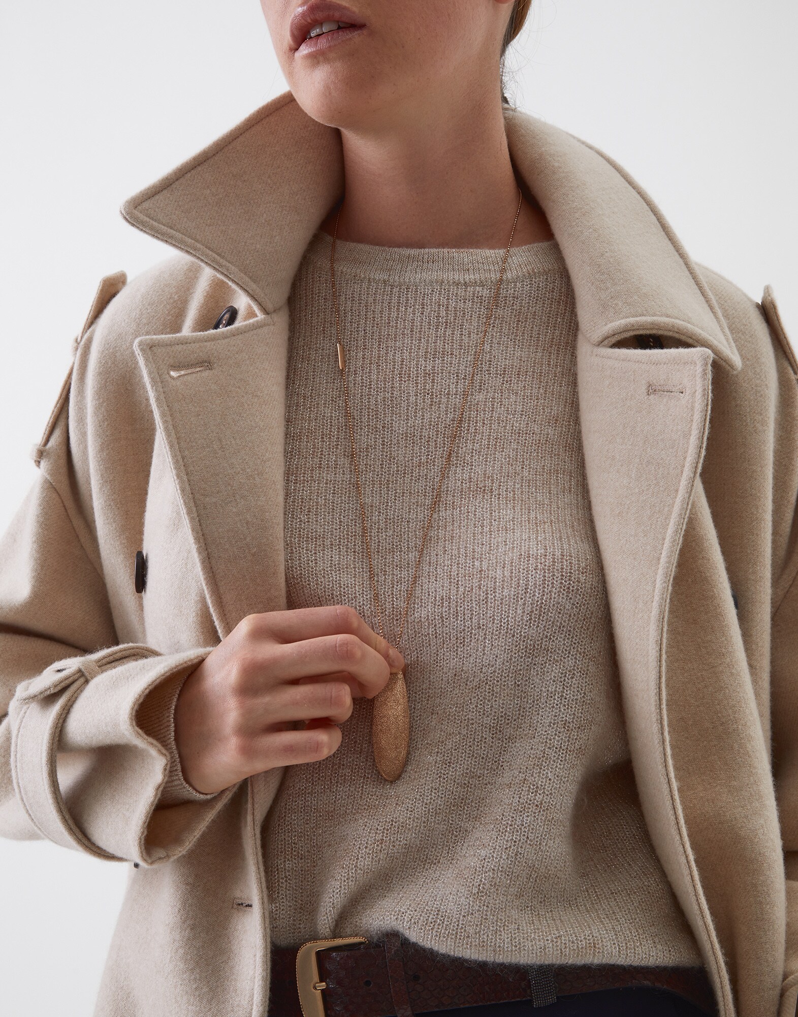 Necklace Rose Gold Woman 3 - Brunello Cucinelli