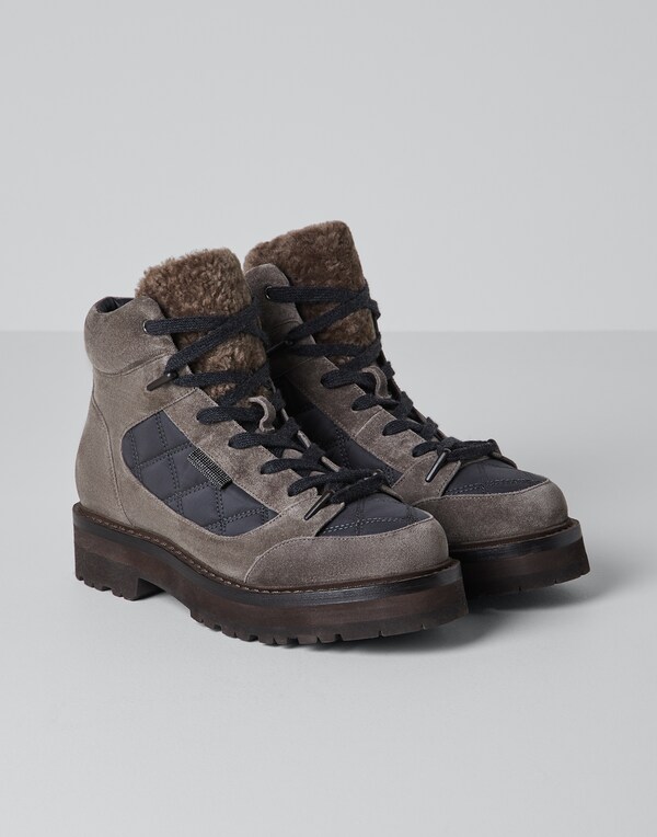 Outdoor boots Dark Grey Woman - Brunello Cucinelli 