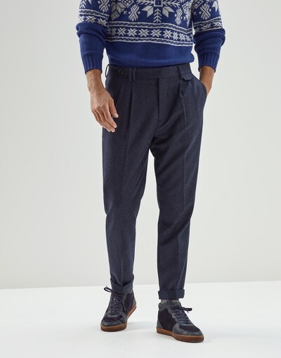 Double pleated trousers Night Man -
                        Brunello Cucinelli
                    