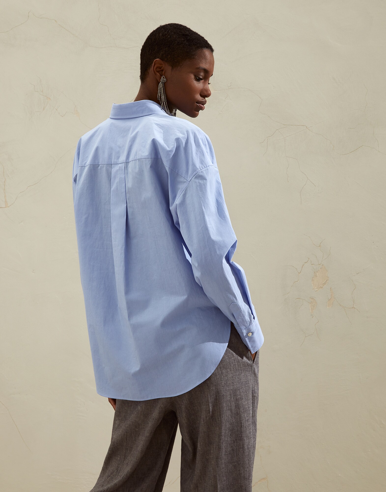 Cotton Shirt - Back view