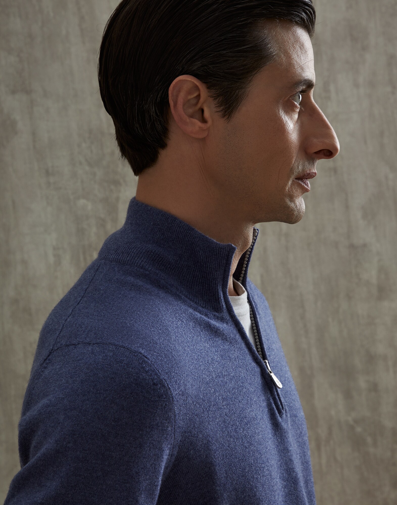 Zip Neck Sweater - Detail view