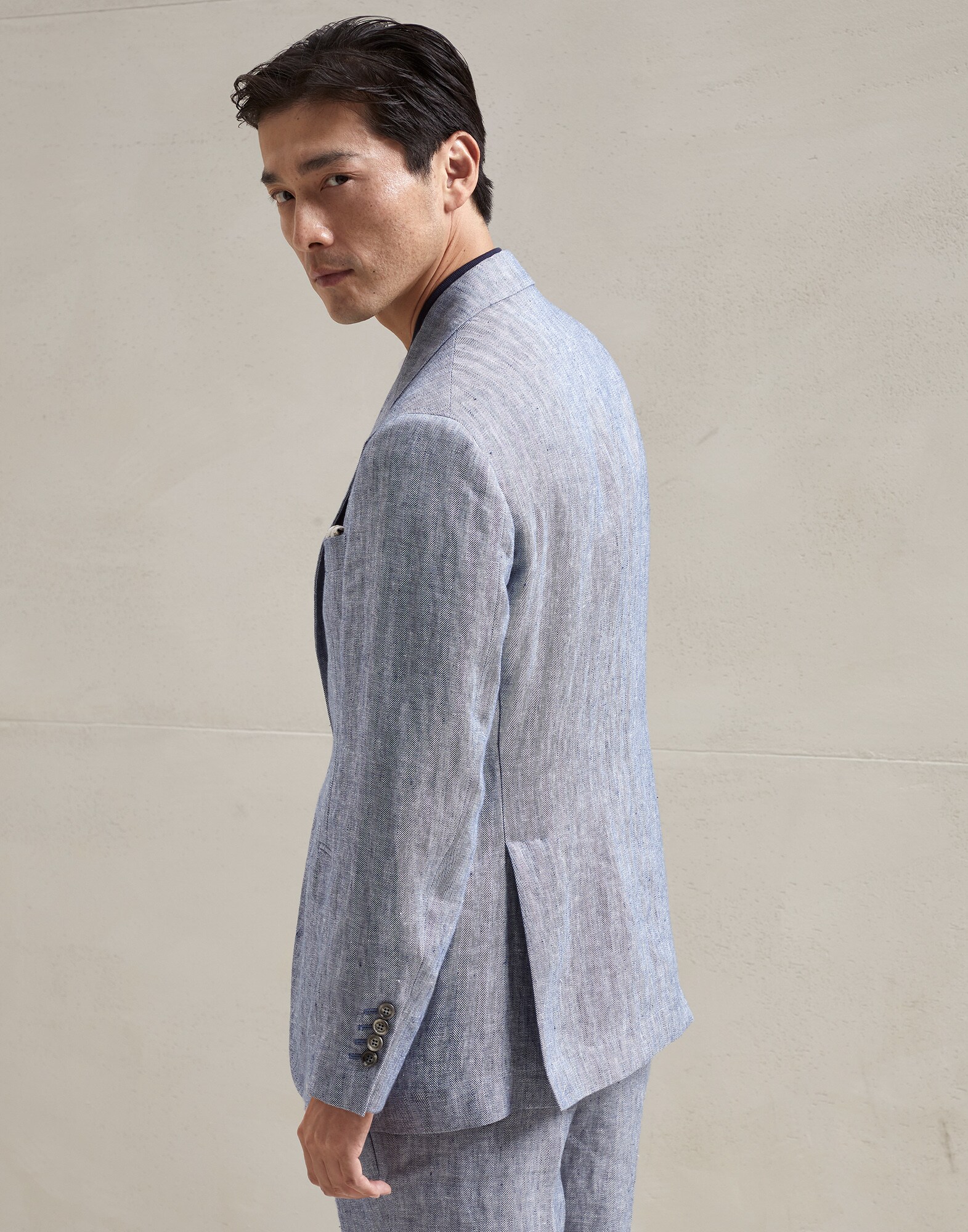 Single Breasted Blazer - Back view