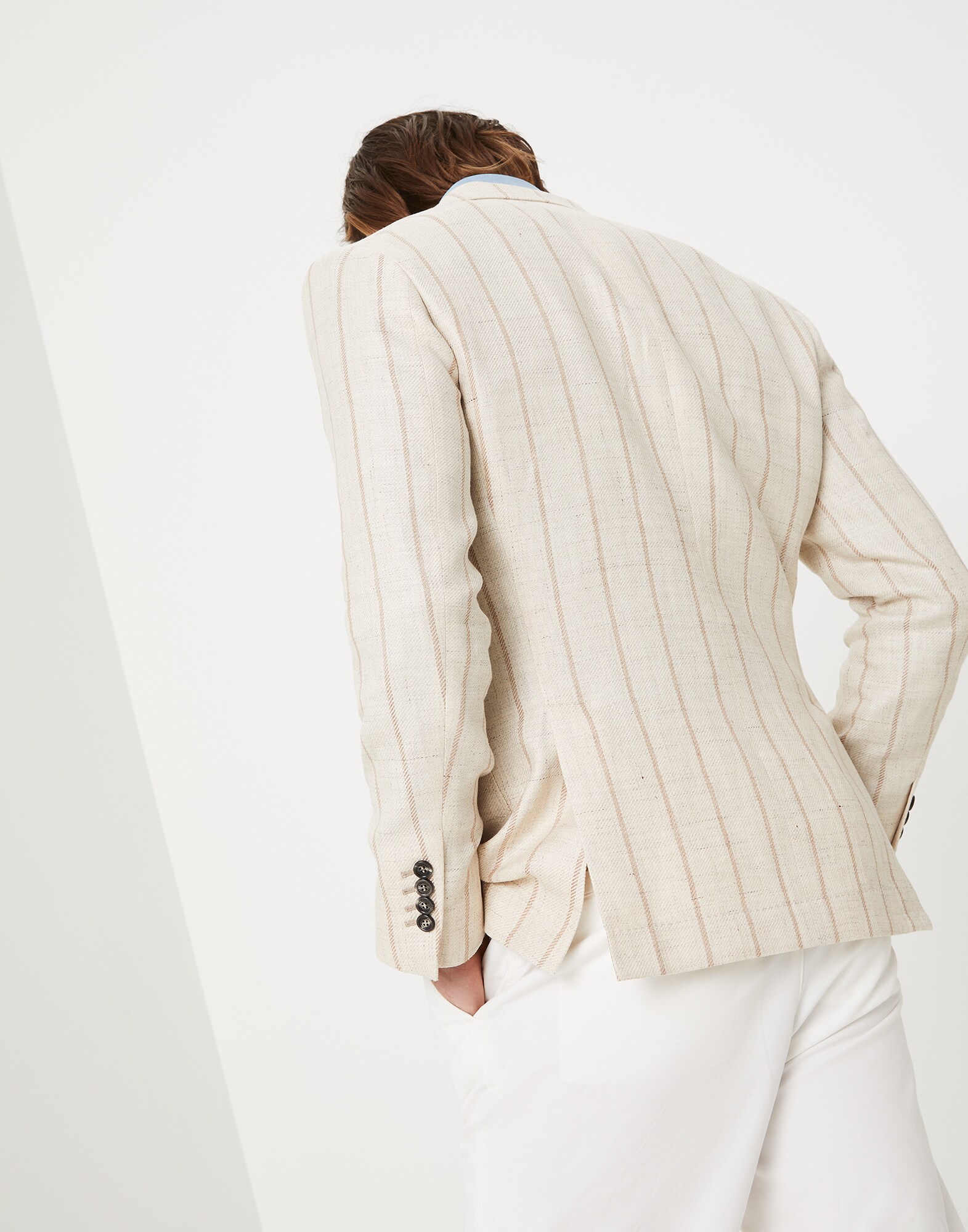Einreihiger Blazer - Rückansicht