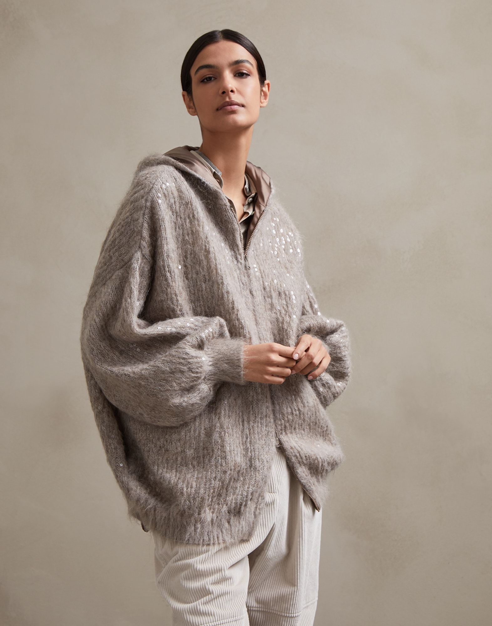 Mohair cardigan (202M9M587016) for Woman | Brunello Cucinelli