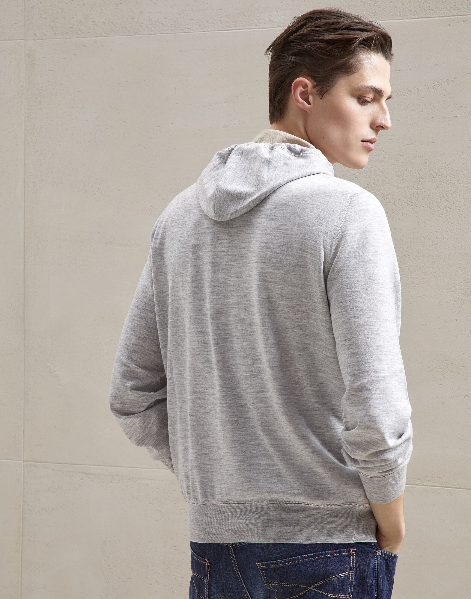 Zip-front Cardigan - Back view
